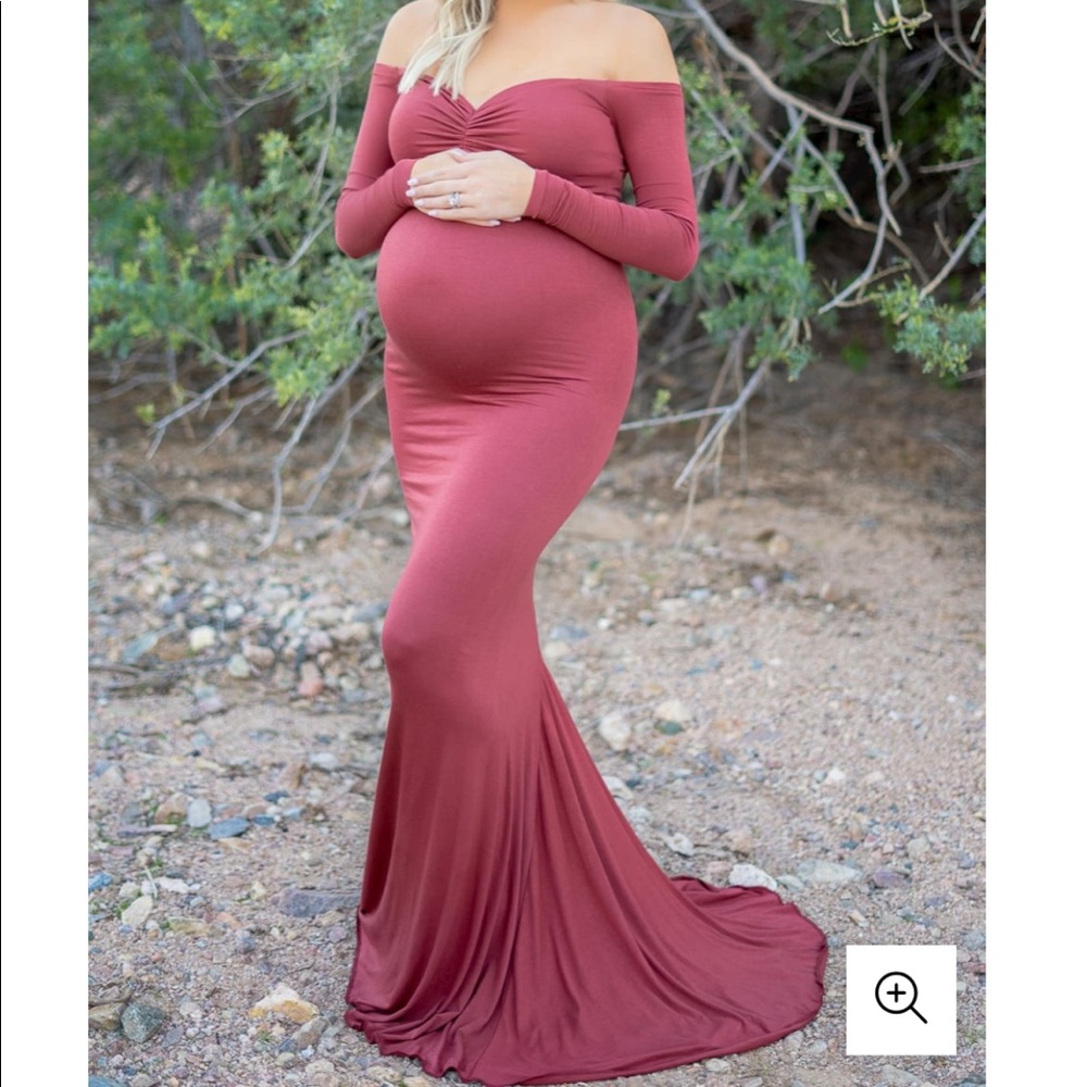 Sexy mama maternity photoshoot dress